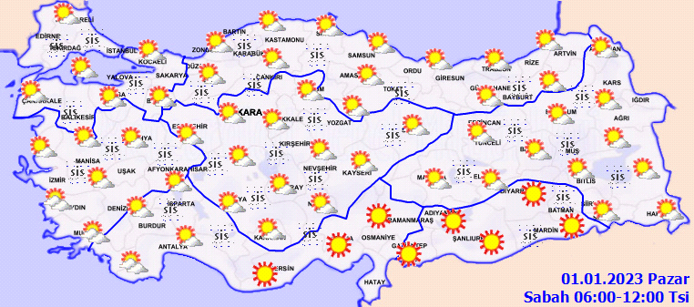 Yılın ilk günü hava nasıl? Meteoroloji’den Marmara’ya uyarı: Göz gözü görmeyecek! Yılın ilk günü hava nasıl? Meteoroloji’den Marmara’ya uyarı: Göz gözü görmeyecek!