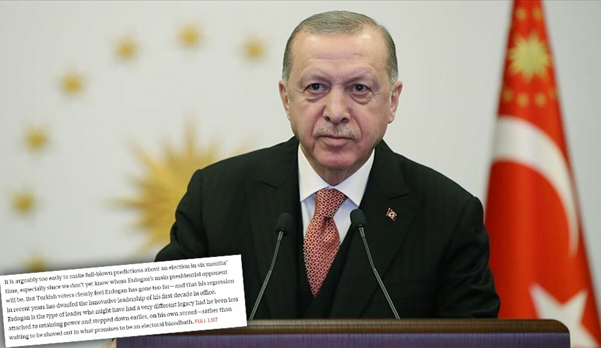 Foreign Policy'den skandal makale: Cumhurbaşkanı Erdoğan'ı hedef aldılar Foreign Policy'den skandal makale: Cumhurbaşkanı Erdoğan'ı hedef aldılar