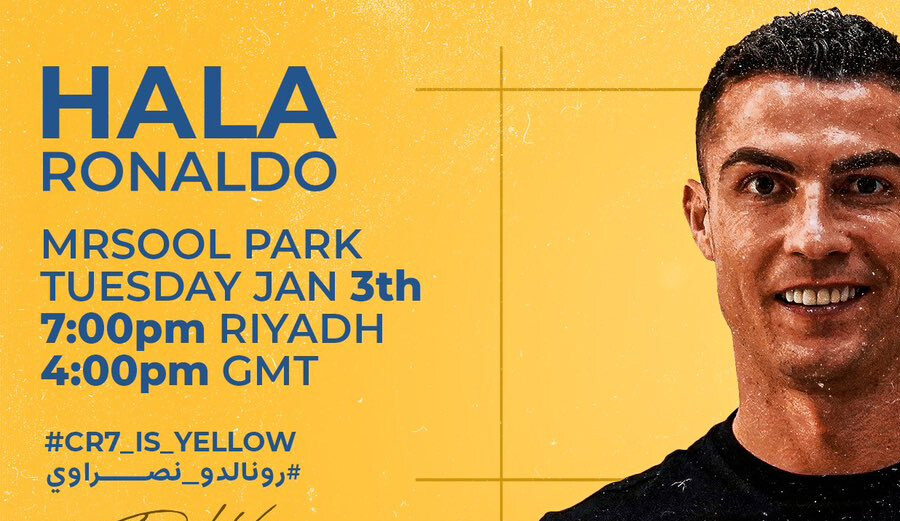 Cristiano Ronaldo imza töreni yarın akşam düzenlenecek... Al Nassr şova hazır Cristiano Ronaldo imza töreni yarın akşam düzenlenecek... Al Nassr şova hazır