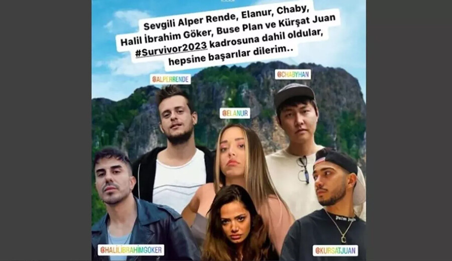Survivor 2023 için tarih ve takımlar belli oldu! İşte ünlüler, gönüllüler ve influencer’lar kadrosundaki yarışmacılar…