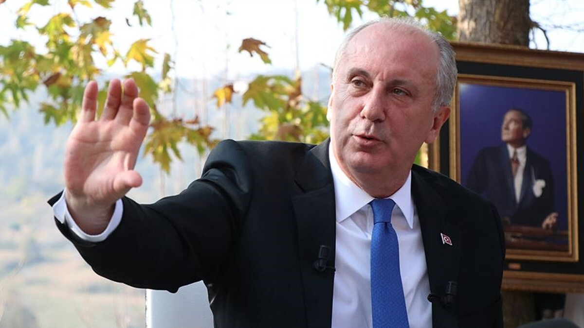 Memleket Partisi Lideri İnce'den CHP'ye bayrak tepkisi: Yazıklar olsun size Memleket Partisi Lideri İnce'den CHP'ye bayrak tepkisi: Yazıklar olsun size
