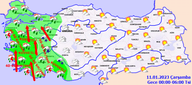 Meteoroloji’den 15 il için sarı ve turuncu kodlu uyarı: Şiddetli sağanak ve fırtına geliyor (10 Ocak 2023 hava durumu) Meteoroloji’den 15 il için sarı ve turuncu kodlu uyarı: Şiddetli sağanak ve fırtına geliyor (10 Ocak 2023 hava durumu)