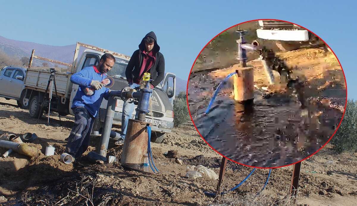 Su ararken tesadüfen buldu, topraktan adeta fışkırıyor… Bir ilimizi daha petrol heyecanı sardı!