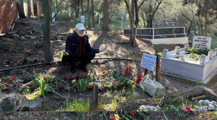 Yaşarken kendi mezarını yaptı, her gün gidip içine yatıyor