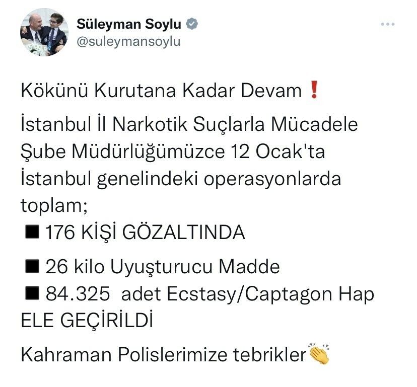 İstanbul'da geniş çaplı uyuşturucu operasyonu: Bakan Soylu açıkladı: 176 kişiye gözaltı