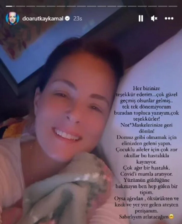 Doğa Rutkay hastanelik oldu: Çok ağır bir hastalık, covid’i mumla aratıyor Doğa Rutkay hastanelik oldu: Çok ağır bir hastalık, covid’i mumla aratıyor