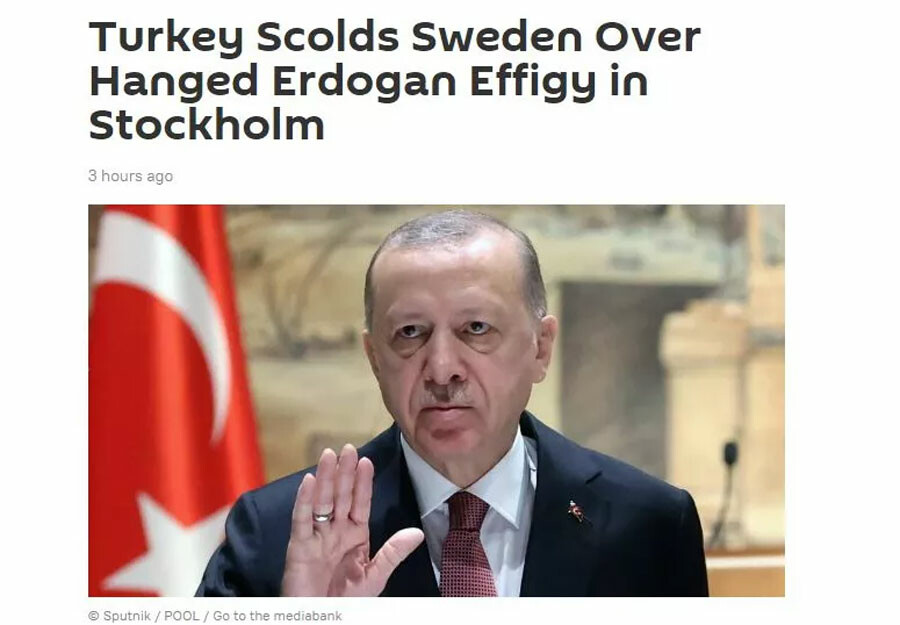İsveç'teki skandal dünya basınında! 'Türkiye İsveç'i azarladı' başlığıyla duyurdular İsveç'teki skandal dünya basınında! 'Türkiye İsveç'i azarladı' başlığıyla duyurdular