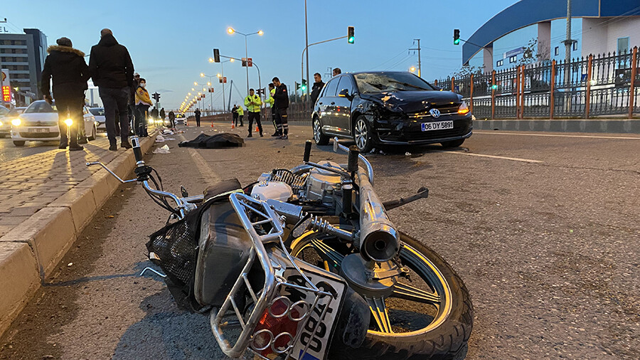 İkiye bölünen araçtan sağ çıktılar İkiye bölünen araçtan sağ çıktılar