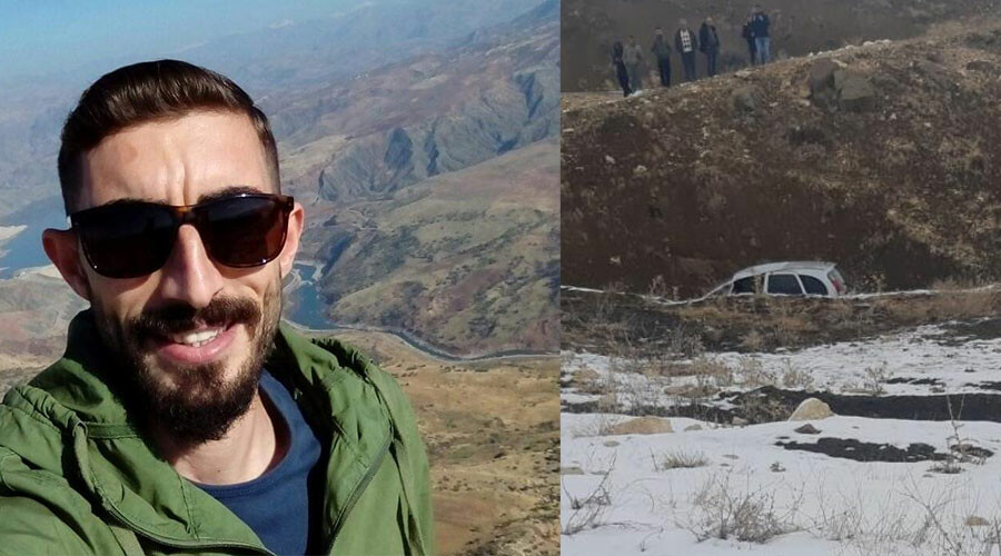 Aracına sıkışan sürücü donarak öldü Aracına sıkışan sürücü donarak öldü