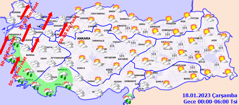 Kuvvetli geliyor… Meteoroloji’den 19 il için turuncu ve sarı kodlu uyarı: Kar, sağanak, fırtına!  (17 Ocak 2023 hava durumu) Kuvvetli geliyor… Meteoroloji’den 19 il için turuncu ve sarı kodlu uyarı: Kar, sağanak, fırtına!  (17 Ocak 2023 hava durumu)