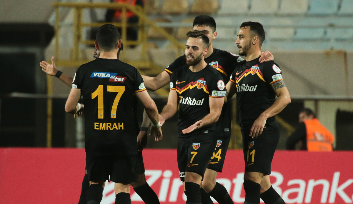 Antalyaspor'u uzatmada eleyen Kayserispor, Ziraat Türkiye Kupası'nda çeyrek finalde Antalyaspor'u uzatmada eleyen Kayserispor, Ziraat Türkiye Kupası'nda çeyrek finalde