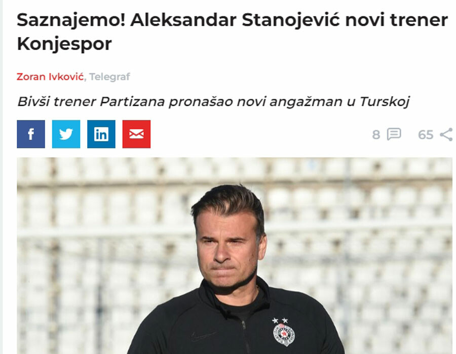 Sırp basını duyurdu! Konyaspor'un yeni teknik direktörü belli oldu