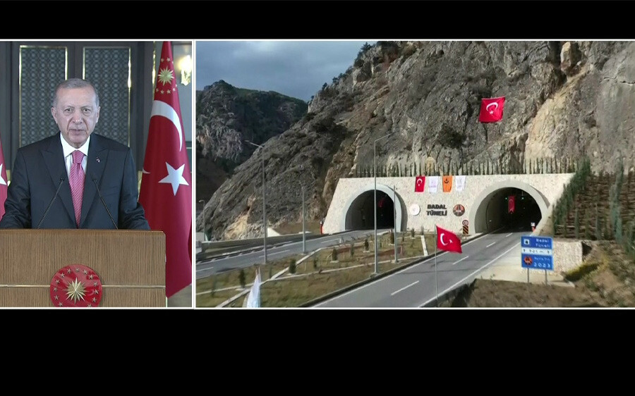 Cumhurbaşkanı Erdoğan Amasya Badal Tüneli açılışında konuştu: 2023'ü şanla tarihe geçireceğiz