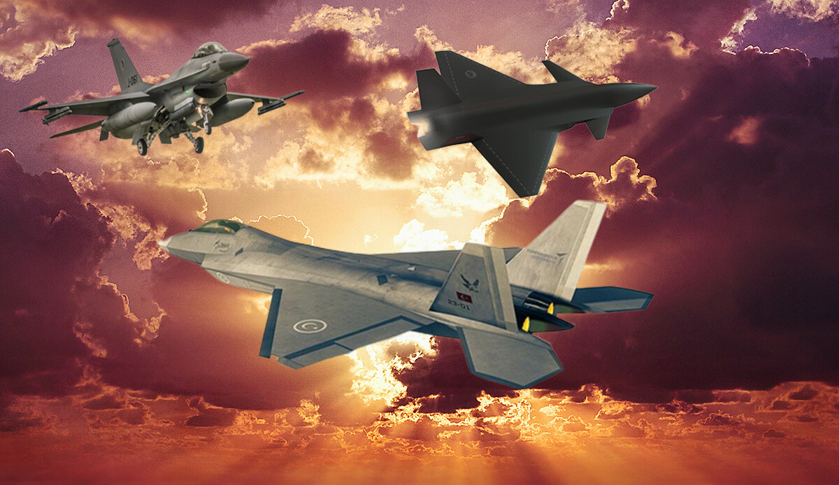 Havada rekabeti iyice zorlaştıracak! Türkiye üç aşamalı 'Gök Vatan' planı için düğmeye bastı: F-16, Milli Muharip Uçak ve Kızılelma