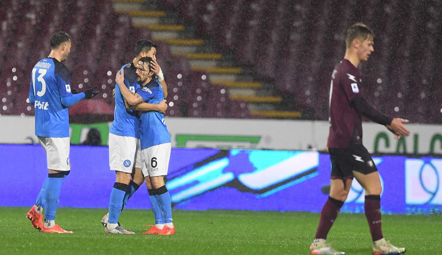Salernitana - Napoli (0-2 Özet) Serie A'da ilk yarının lideri 50 puanla Napoli Salernitana - Napoli (0-2 Özet) Serie A'da ilk yarının lideri 50 puanla Napoli