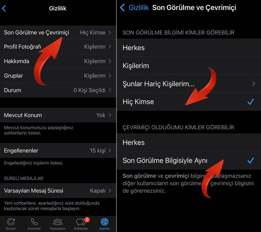 WhatsApp görünmezlik özelliğini kullanıma sundu: Artık kimse sizi göremeyecek WhatsApp görünmezlik özelliğini kullanıma sundu: Artık kimse sizi göremeyecek