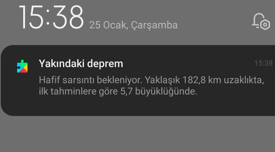 Google Muğla depreminden saniyeler önce bildirim gönderdi! Deprem Uyarı Sistemi nasıl kullanılır? İşte hayat kurtaran özellik... Google Muğla depreminden saniyeler önce bildirim gönderdi! Deprem Uyarı Sistemi nasıl kullanılır? İşte hayat kurtaran özellik...
