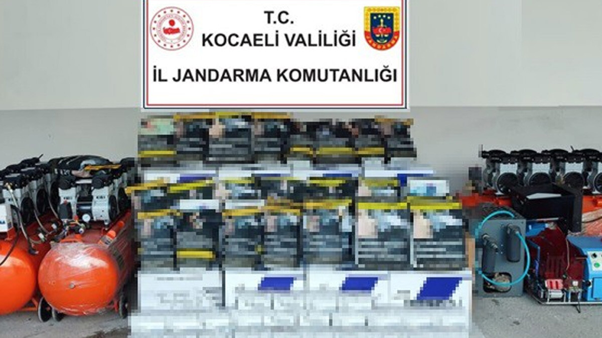  Piyasa değeri 230 bin TL! Jandarmadan kaçak opeasyonu