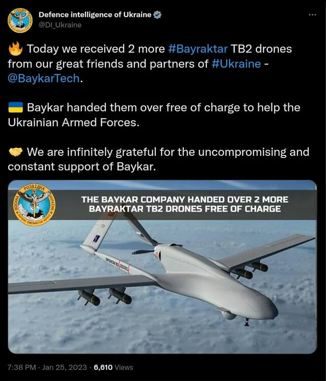 'Ücretsiz şekilde temin edildi' Ukrayna'ya Bayraktar TB2 dopingi!