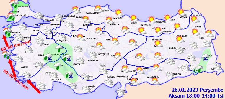 Bu geceye dikkat! Meteoroloji’den Marmara için flaş uyarı: Kuvvetli vuracak (26 Ocak 2023 hava durumu)