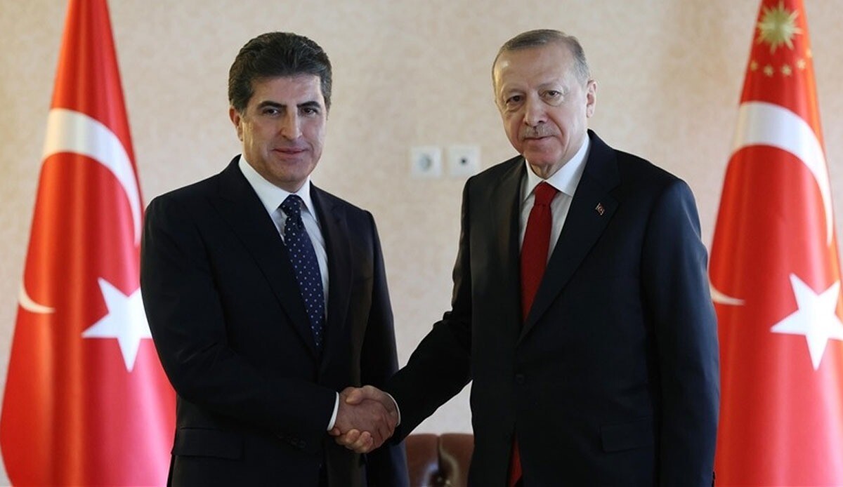 Cumhurbaşkanı Erdoğan Neçirvan Barzani&#039;yi kabul etti