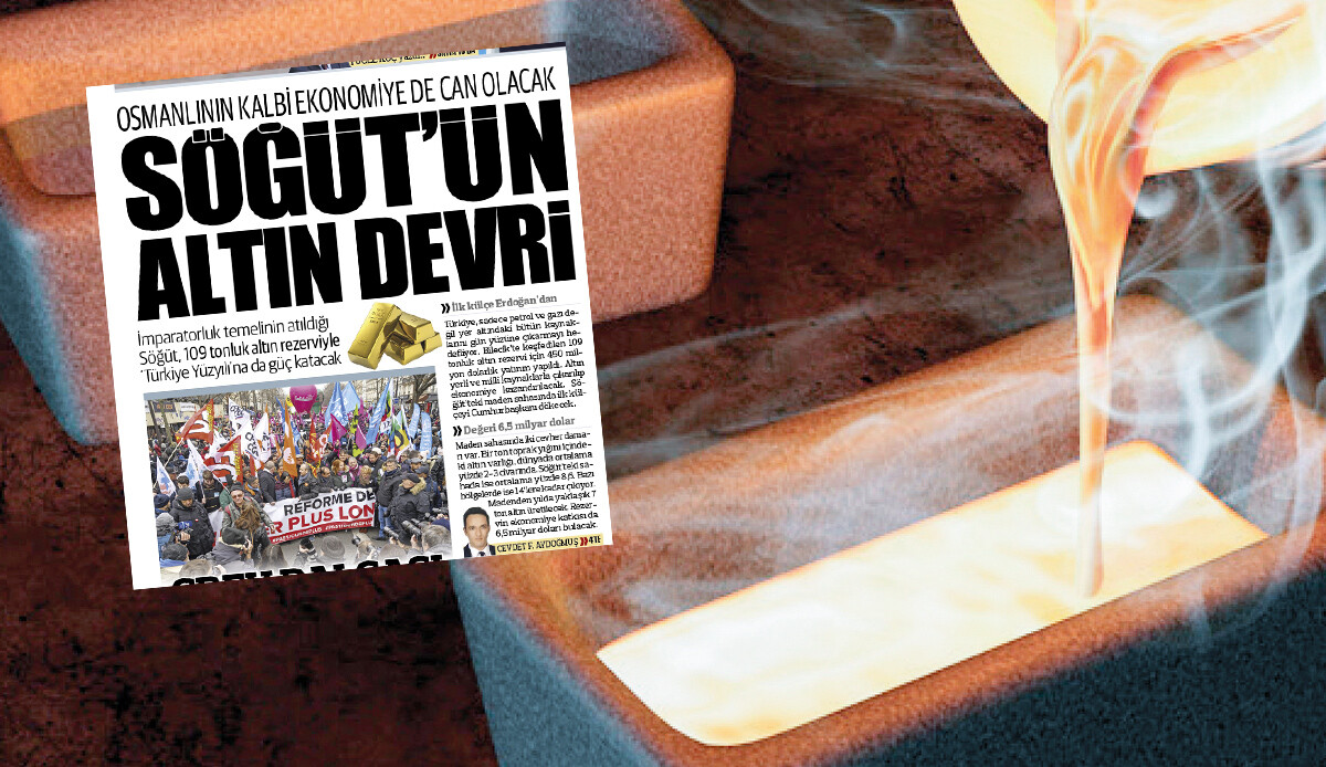 Türkiye'nin dev rezervinde ilk külçe bugün Türkiye'nin dev rezervinde ilk külçe bugün