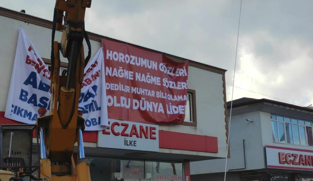 Cumhurbaşkanı Erdoğan’a Denizli’de esprili pankart Cumhurbaşkanı Erdoğan’a Denizli’de esprili pankart