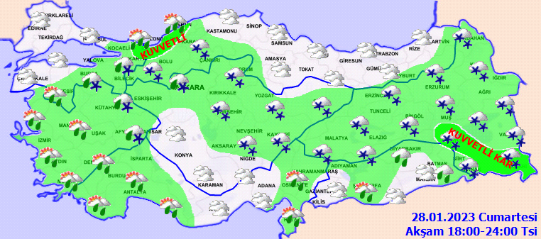 Meteoroloji’den 13 il için sarı ve turuncu kodlu uyarı: Kuvvetli yağış ve rüzgara dikkat!