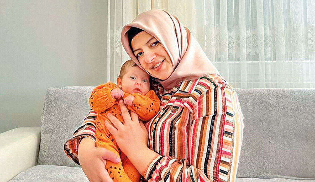 'Özlenen' bebek dört aylık oldu 'Özlenen' bebek dört aylık oldu