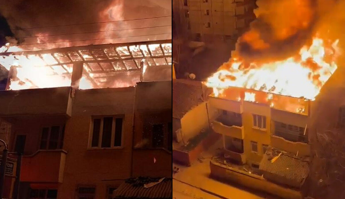 Tokat'ta yangın geceyi aydınlattı, ev adeta küle döndü Tokat'ta yangın geceyi aydınlattı, ev adeta küle döndü