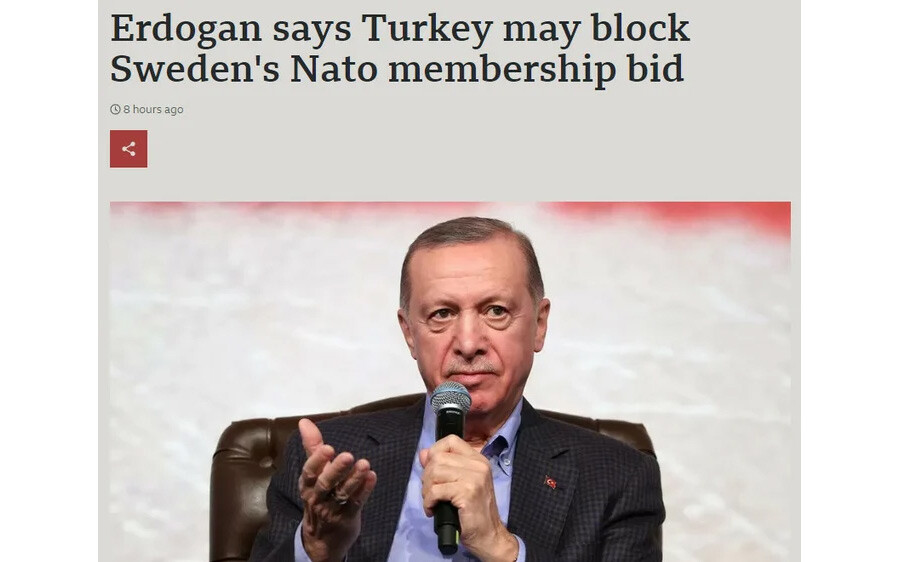 Cumhurbaşkanı Erdoğan’ın İsveç resti dünya basınında! ‘Sinyal verdi’