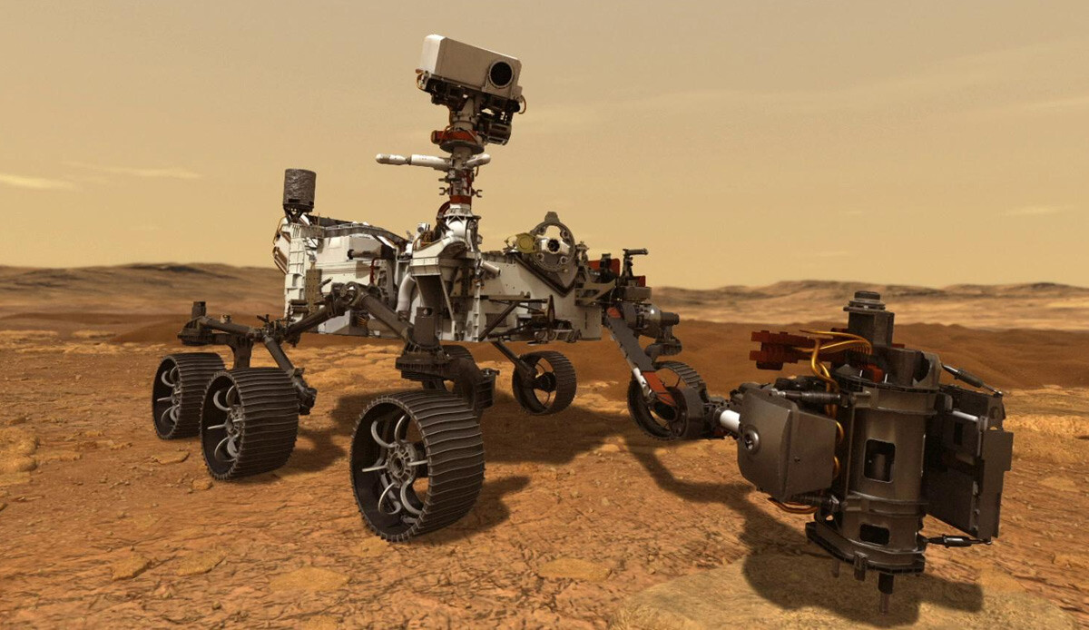 NASA'nın Mars keşif aracı Perseverance boş araziyi örnek deposu yaptı NASA'nın Mars keşif aracı Perseverance boş araziyi örnek deposu yaptı