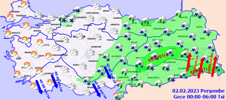 İstanbul’a beklenen kar yağdı! Meteoroloji’den 16 kent için yeni uyarı geldi: Kuvvetli olacak (1 Şubat 2023 hava durumu)