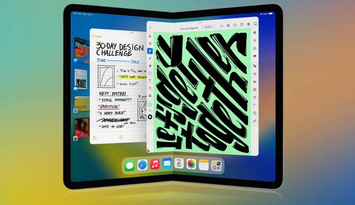 Apple'dan bambaşka plan: Katlanabilir ekranlı 20,5 inçlik iPad benzeri cihaz ortaya çıktı Apple'dan bambaşka plan: Katlanabilir ekranlı 20,5 inçlik iPad benzeri cihaz ortaya çıktı