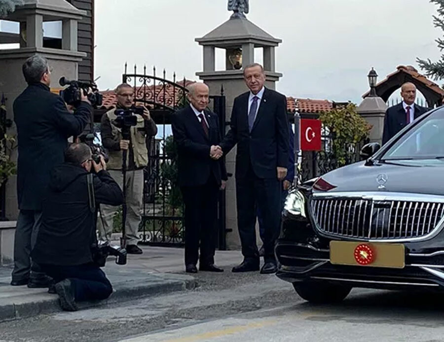 Son Dakika... Cumhurbaşkanı Erdoğan, MHP Lideri Bahçeli ile görüşmesi sona erdi