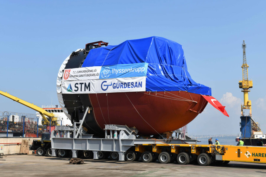 Savunma Sanayi Başkanı Demir görüntüleriyle duyurdu: Bir kritik parça daha tamam... Türk Donanmasına yerli 'Section 50' teslimatı