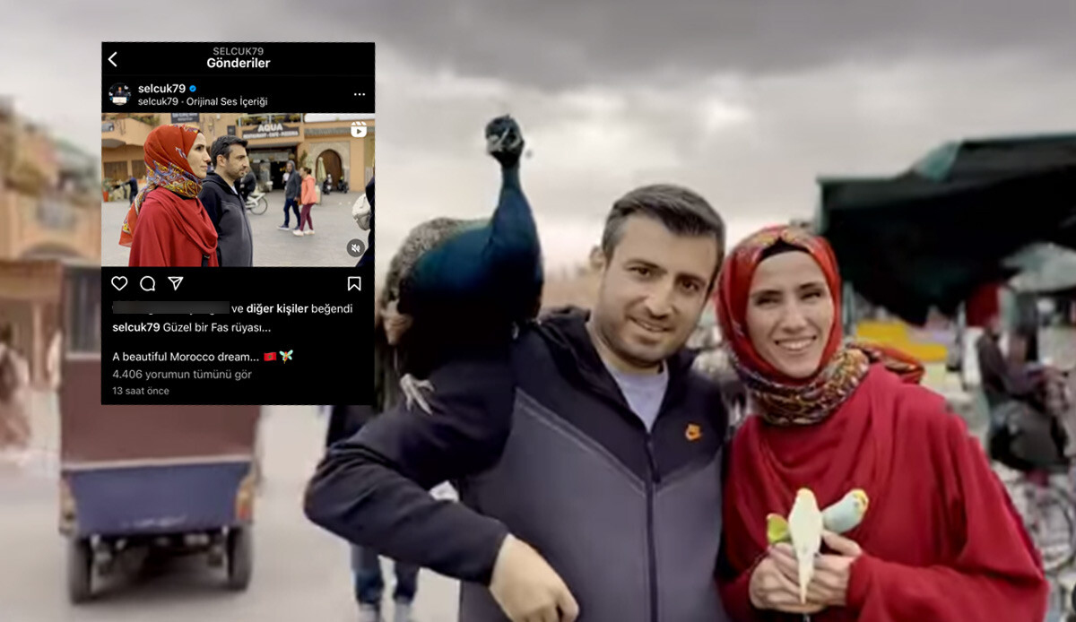 Selçuk Bayraktar ve Sümeyye Erdoğan’dan Fas gezisi: Sevilen çifte binlerce kişiden ‘Maşallah’ yorumu Selçuk Bayraktar ve Sümeyye Erdoğan’dan Fas gezisi: Sevilen çifte binlerce kişiden ‘Maşallah’ yorumu