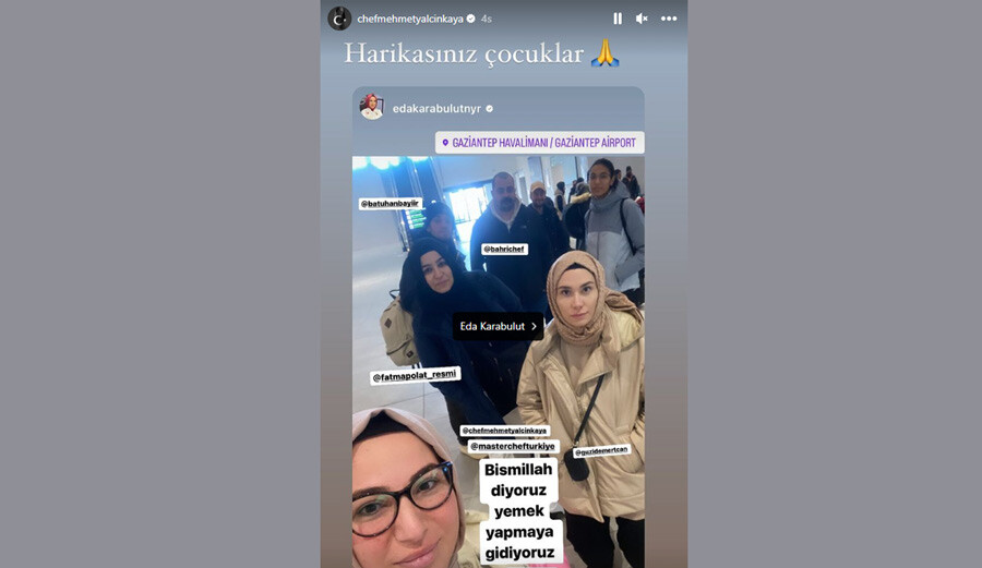 Mehmet Yalçınkaya, Somer Sivrioğlu, Güzide Mertcan, Cemre Uyanık… MasterChef ekibi deprem bölgesinde! Afetzedelere yemek yapmak için kolları sıvadılar