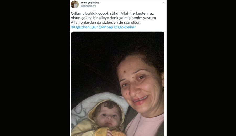 Enkazdan çıkarıldıktan sonra kaybolmuştu… Süleyman bebekten sevindiren haber