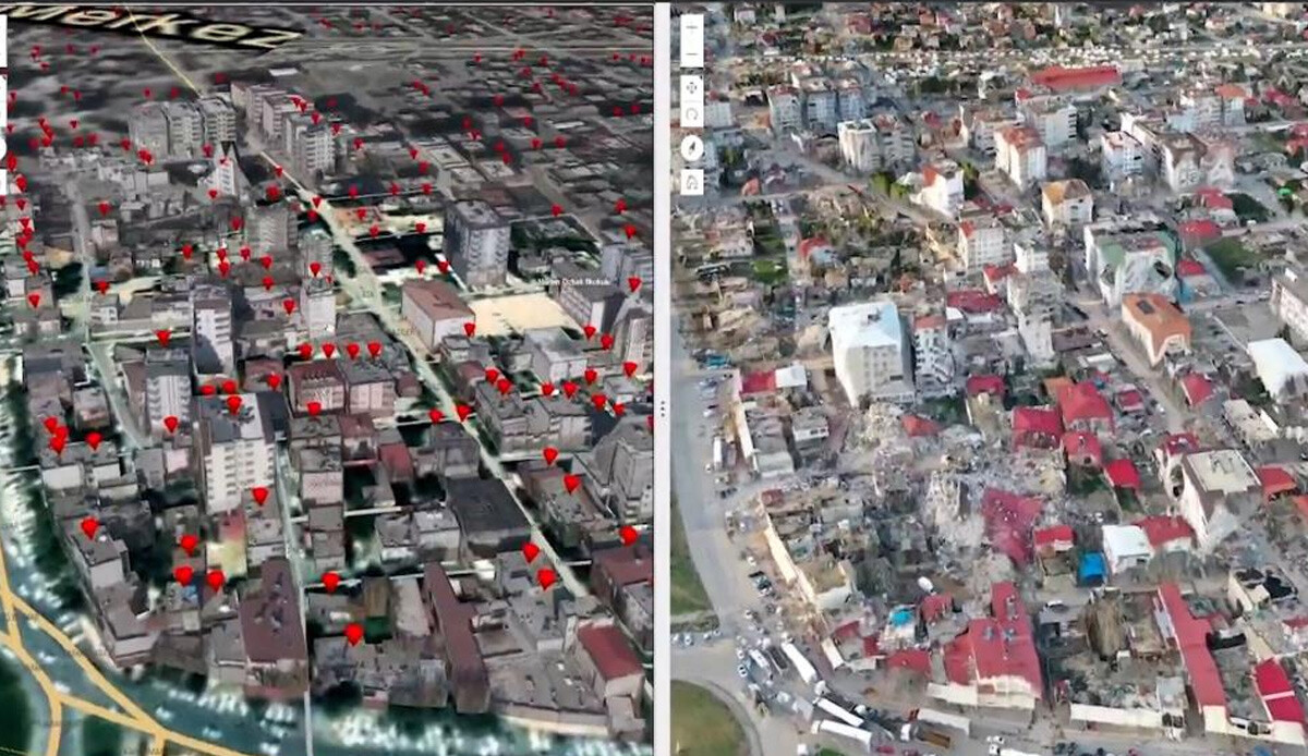 Aksungur İHA Kahramanmaraş depreminin yıkımını gözler önüne serdi: İşte öncesi ve sonrası - TEKNOLOJİ