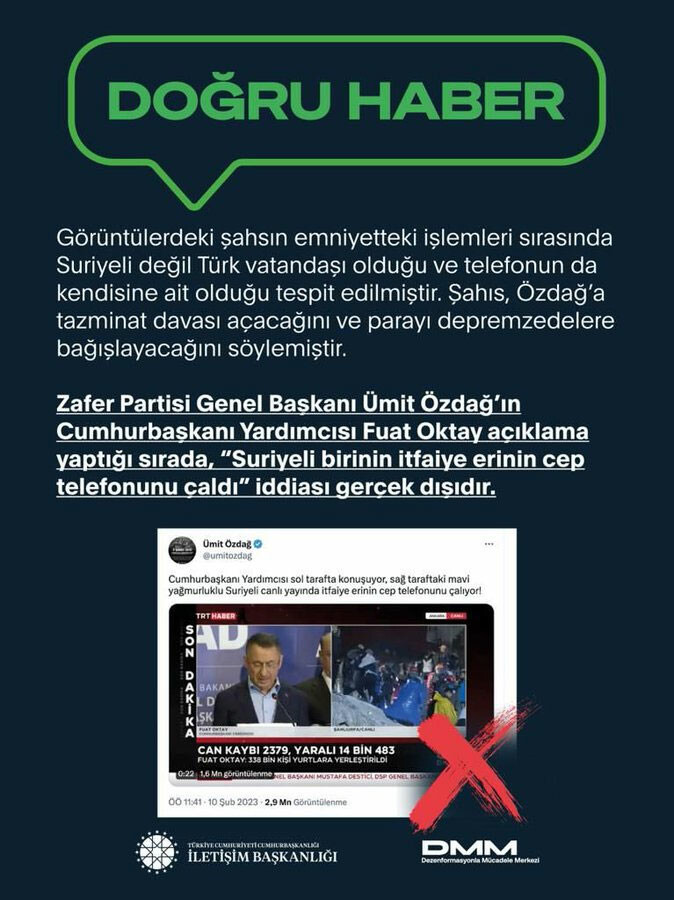 Özdağ yine sahnede! 'Hafız'a hırsız dedi, gerçek ortaya çıkınca tweetini sildi Özdağ yine sahnede! 'Hafız'a hırsız dedi, gerçek ortaya çıkınca tweetini sildi