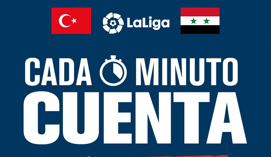 La Liga'daki tüm maçlarda depremde hayatını kaybedenlerin anısına 1 dakikalık saygı duruşu La Liga'daki tüm maçlarda depremde hayatını kaybedenlerin anısına 1 dakikalık saygı duruşu