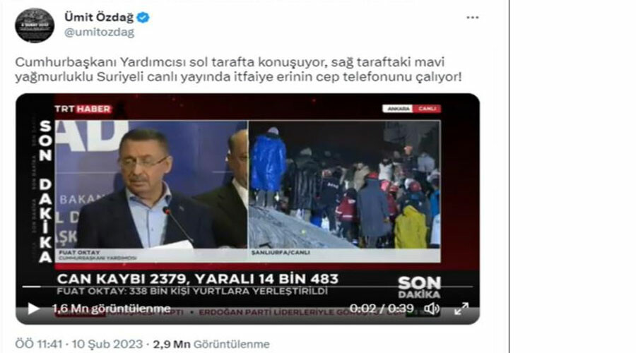 Özdağ yine sahnede! 'Hafız'a hırsız dedi, gerçek ortaya çıkınca tweetini sildi Özdağ yine sahnede! 'Hafız'a hırsız dedi, gerçek ortaya çıkınca tweetini sildi