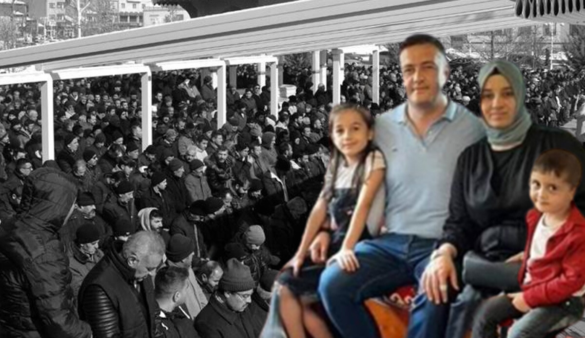 Depremde öğretmen Gökhan ve ailesi yok oldu... Yüzlerce kişi cenazeye akın etti: Onlardan geriye yalnızca yürek yakan kareler kaldı