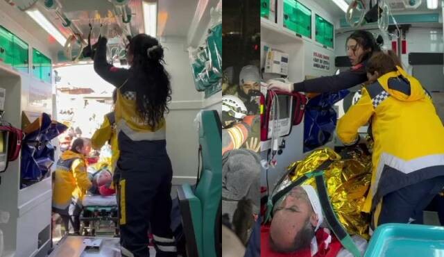 130 saat sonra enkazdan çıktı, ambulanstaki sözleri herkesi ağlattı 130 saat sonra enkazdan çıktı, ambulanstaki sözleri herkesi ağlattı