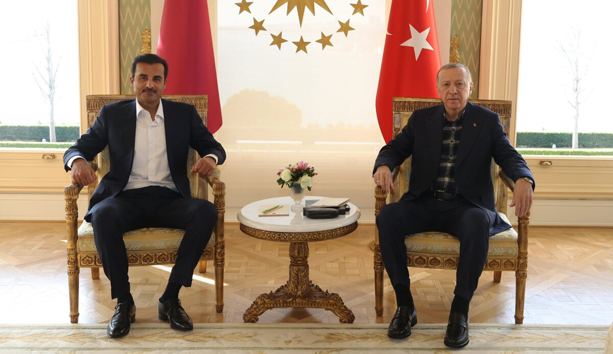Cumhurbaşkanı Erdoğan, Katar Emiri Al Sani&#039;yle görüştü