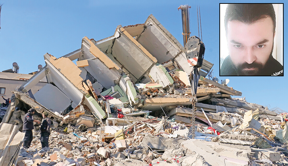 Deprem 5'inci kattan yatağıyla aşağı attı Deprem 5'inci kattan yatağıyla aşağı attı
