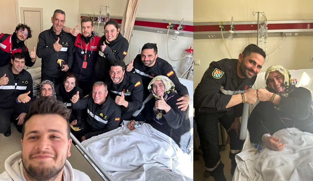 İspanyol ekibi enkazdan kurtardığı Leyla