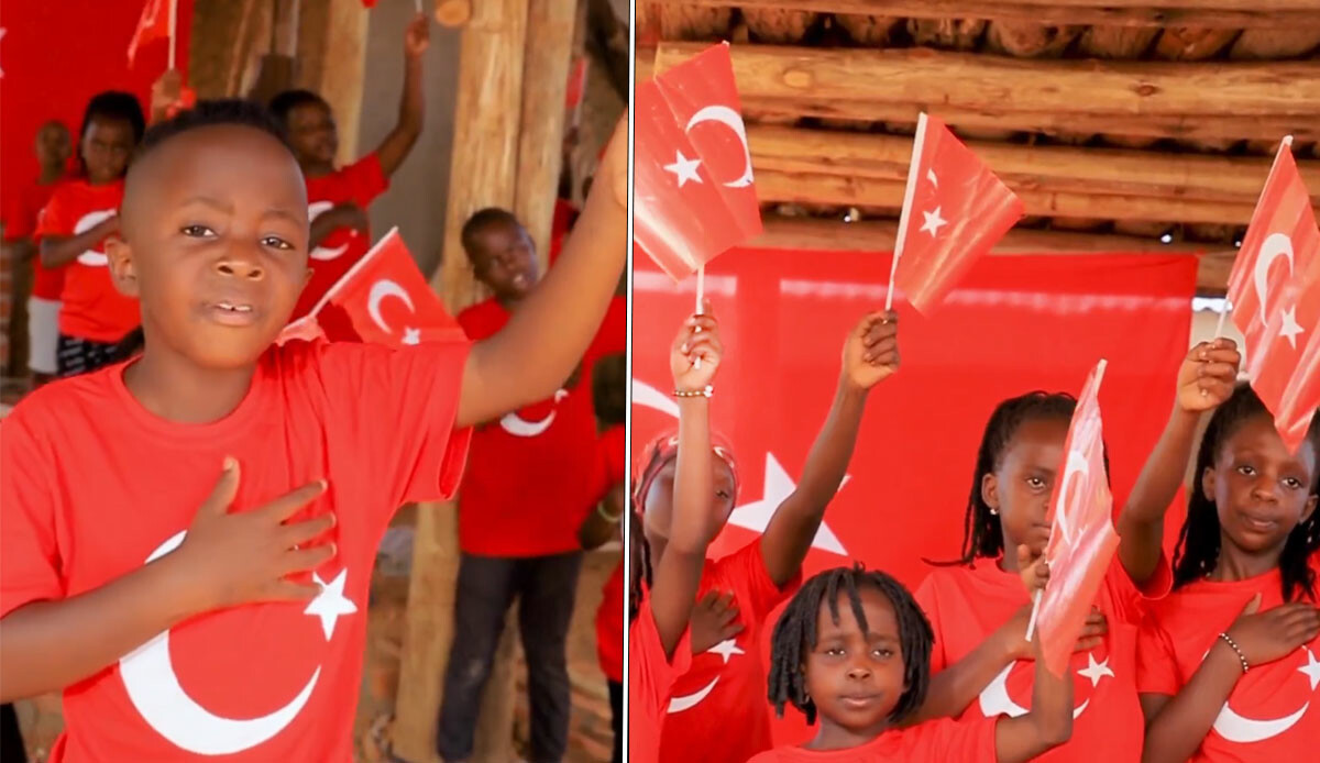 Ugandalı ünlü çocuk müzik grubu, Türkiye ve Suriye’deki depremzedeleri andı