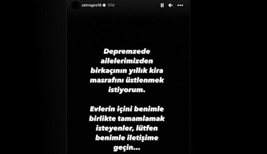 Zehra Güneş'ten takdir toplayan hareket! Depremde evsiz kalan aileler için harekete geçti Zehra Güneş'ten takdir toplayan hareket! Depremde evsiz kalan aileler için harekete geçti